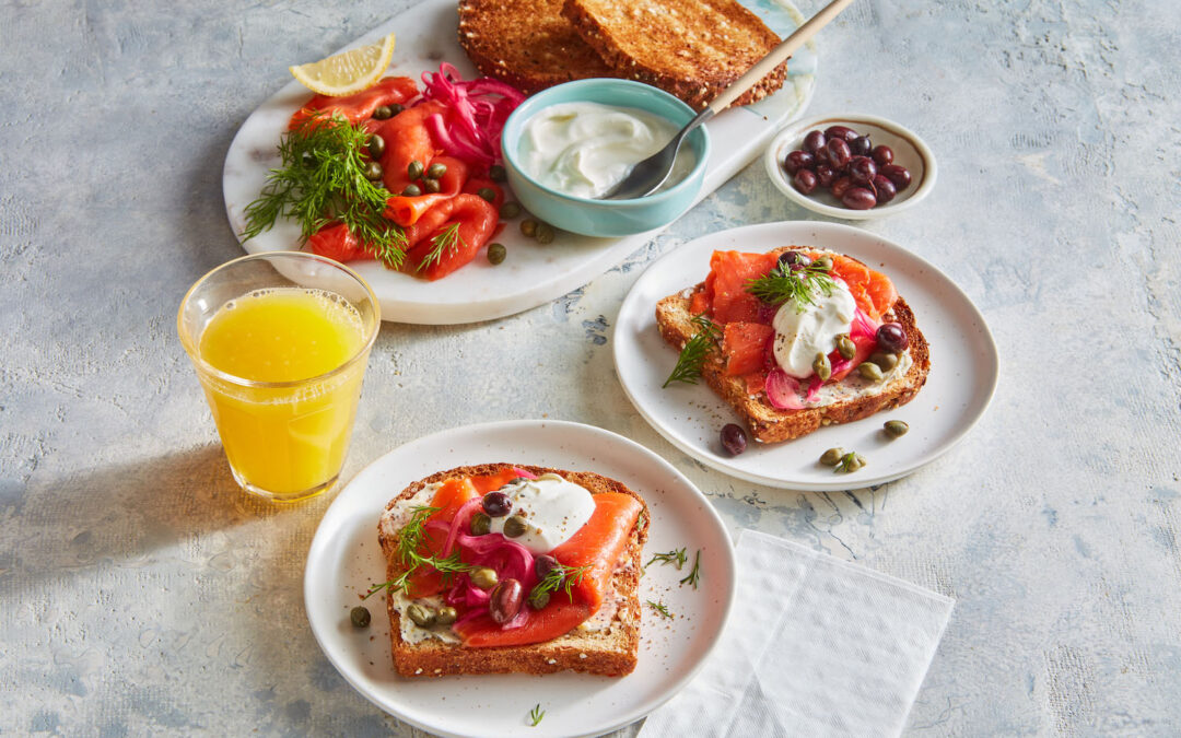 Smoked Salmon Toasts