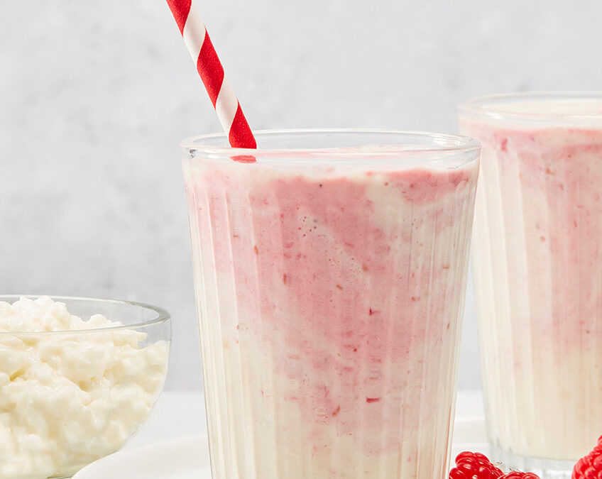 Raspberry & Banana Swirl Smoothie