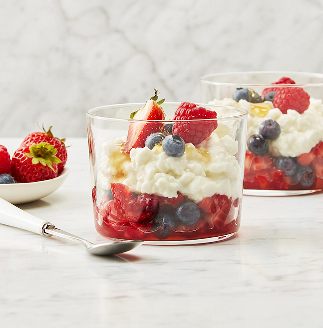 Mixed Berry Parfait Cottage Cheese Recipe Breakstone S