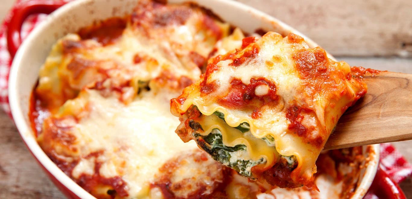 SpinachRicotta Lasagna RollUps Breakstone's