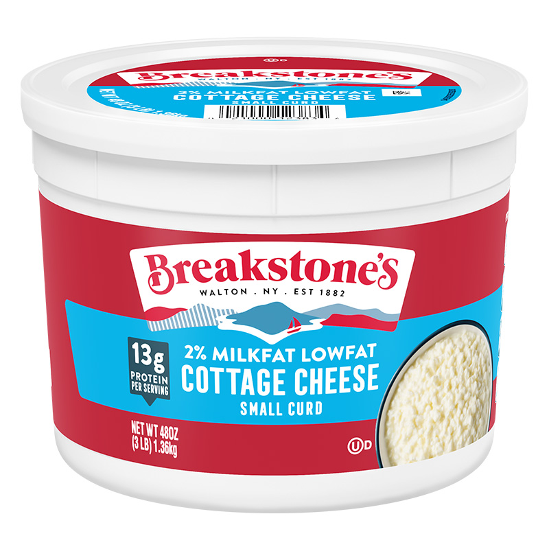 2% Low Fat Small Curd 48 Oz Cottage Cheese | Breakstone's