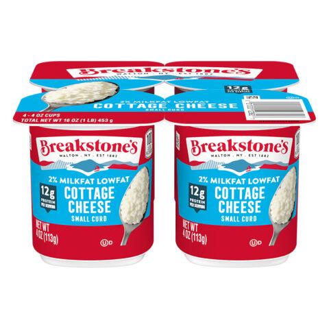 2% Lowfat Small Curd Cottage Cheese 4 Pack | Breakstone's