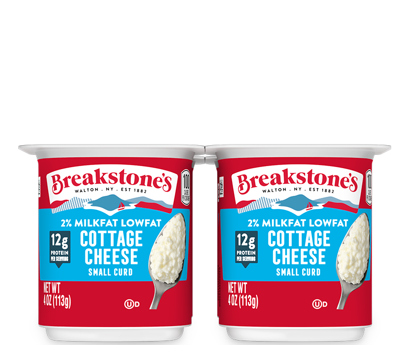 4 Pack 2% Lowfat Cottage Cheese Small Curd