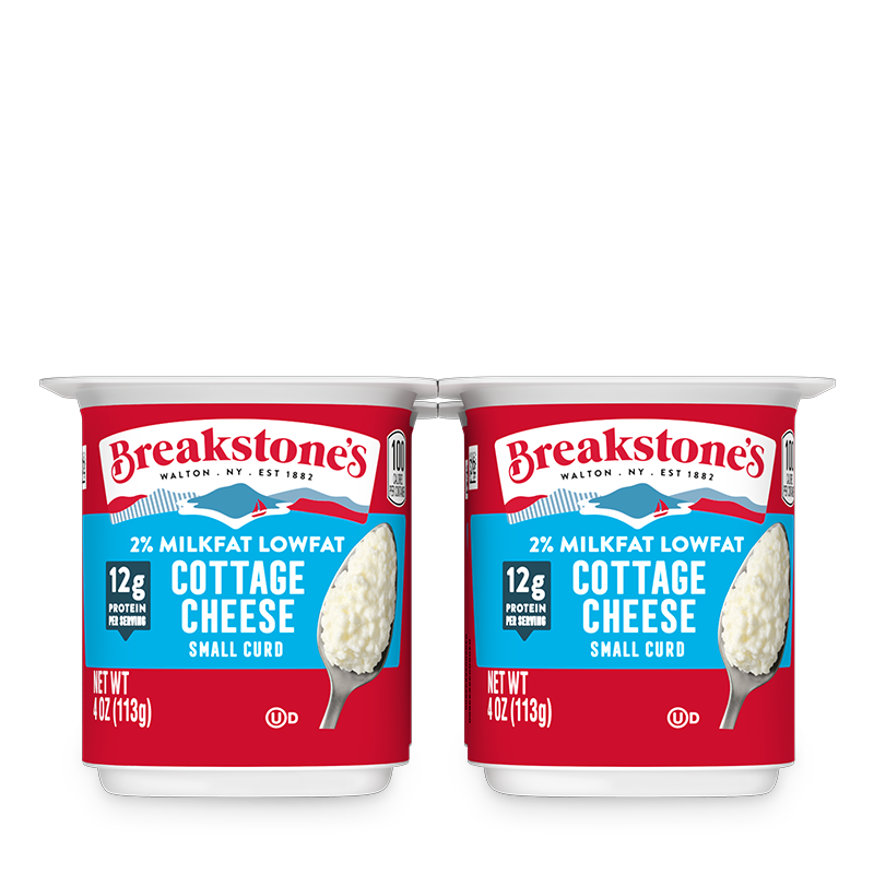 4 Pack 2% Lowfat Cottage Cheese Small Curd