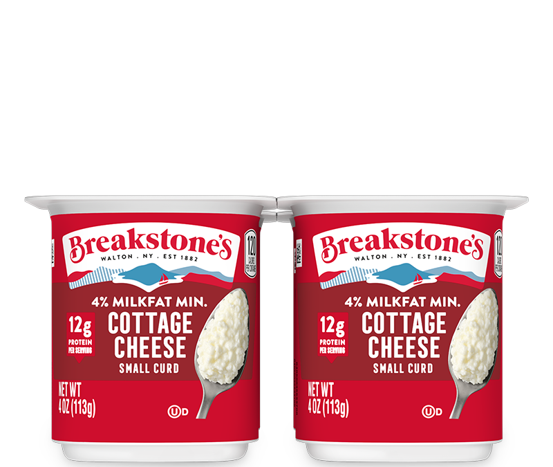 4 Pack 4% Cottage Cheese Small Curd