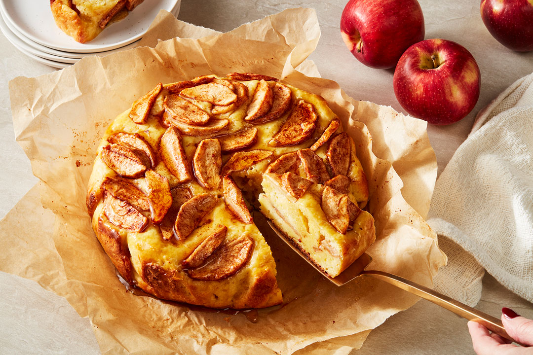 Apple Ricotta Cake with Maple Glaze | Breakstone's