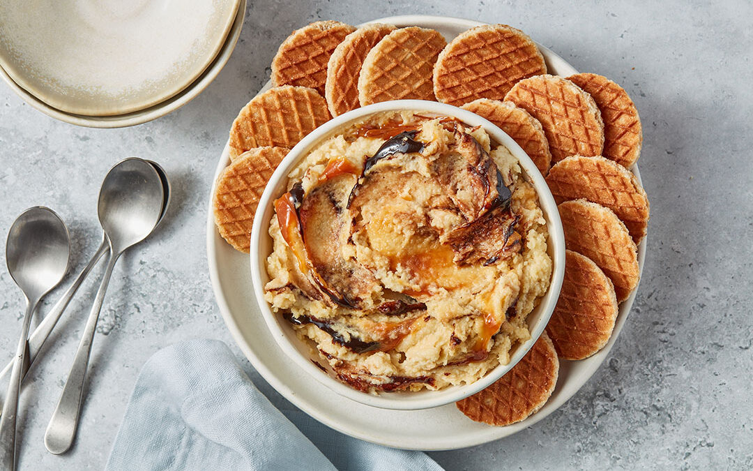 Caramel Fudge Cottage Cheese Cookie Dough