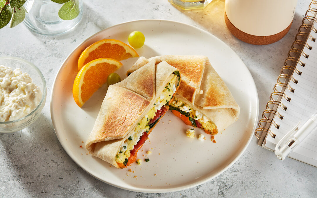 Bacon and Egg Cottage Breakfast Crunch Wrap
