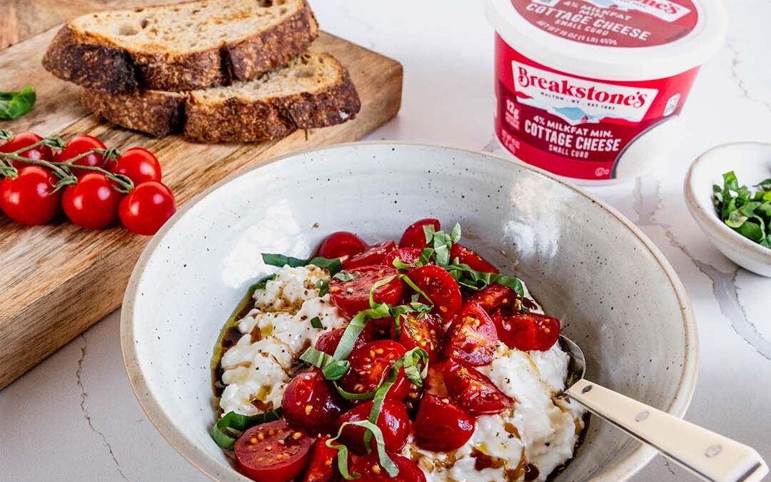 Caprese Cottage Cheese Bowl