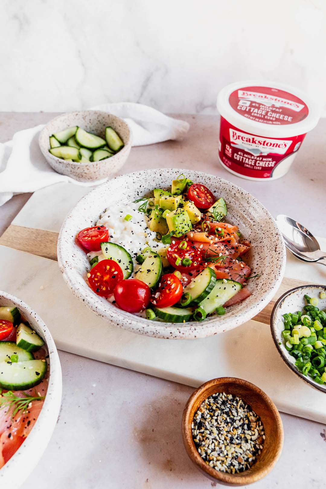 Everything-But-the-Toast Avocado Cottage Cheese Bowl | Breakstone's