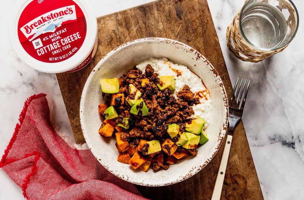 Sweet Potato Ground Beef Bowls